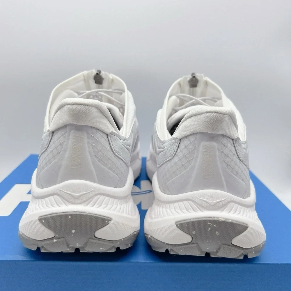 HOKA One One Project Transport Sneakers Running Shoes White Mens US 10 Wms US 11